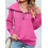 Women's Zippered Large Lapel Shawl Pullover Sweatshirt