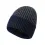 Men's Double Layer Woolen Hat Plus Fleece Warm Knitted Hat