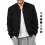 Men's Suede Bomber Jacket Outdoor Zip Pocket Tactical Jacket