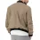 Men's Suede Bomber Jacket Outdoor Zip Pocket Tactical Jacket