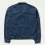 Yellowstone Print Men's Denim Jacket Retro Outdoor Suede Lapel Contrast Color Original Design Regular Length Coats