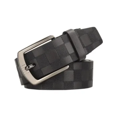 Men's Classic Pin Buckle Soft Leather Belt