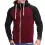 Men's Outdoor Sports Color-blocked Zipper Hooded Sweatshirt Cardigan Jacket