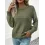 Women's Pleated Crew Neck Knitted Sweater