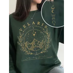 Velaris City Of Starlight Double-sided Sweatshirt