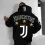 Unisex Juventus Football Print Casual Hoodie