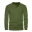 Men's Check Jacquard Henley Long Sleeve T-Shirt