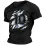 Men's T-shirt Football No. 10 Fans Printed Short Sleeve Daily Casual