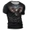 Eagle & Letter Print Men's T-shirtCausal Comfy Tees Short Sleeve Pullover Tops