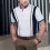 Men's Business Casual Vintage Color Contrast Striped Polo Shirt