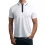 Men's Business Casual Zipper Polo Shirt