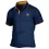 Men Horse Figure Graphic Contrast Trim Polo Shirt Vacation Leisure