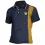 Men's Color Block Polo Shirt Vacation Casual Short Sleeve Lapel T-Shirt