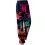 Men's Hawaiian Print Casual Resort Style Cotton And Linen Drawstring Pants