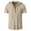 Men's Linen Drawstring Hooded T-shirt Casual Summer