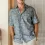 Men's Printed Cotton Lawn Shirt 