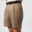 Men's Cotton And Linen Bermuda Shorts For Leisure And Vacation