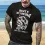 Men's Fun Lucky Fishing Sea Fishing T-Shirt Casual Vacation Tee