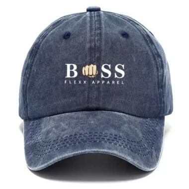 Boss Washed Cotton Sun Hat Vintage Outdoor Casual Cap