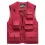 Men's Casual Outdoor Removable Multi-functional Travel Mesh Quick-drying Fishing Vest