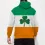 Men's Hoodie Irish Flag St. Patrick's Day Shamrock Print Long Sleeve Daily Tops