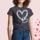 Valentine's Day Heart Print Women's Classic T-Shirt