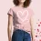 Valentine's Day Heart Print Women's Classic T-Shirt