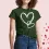 Valentine's Day Heart Print Women's Classic T-Shirt