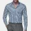 Men's Business Casual Blue Stripe Shirt