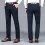 Men's Business Casual Straight-leg Middle-aged Iron-free Trousers