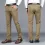 Men's Business Casual Straight-leg Middle-aged Iron-free Trousers