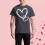 Valentine's Day Heart Print Men's Classic T-Shirt