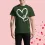 Valentine's Day Heart Print Men's Classic T-Shirt