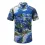 Summer Retro Printed Shirt Men's Short-sleeved Cuban Collar Shirt Hawaiian Style Pattern