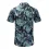 Summer Retro Printed Shirt Men's Short-sleeved Cuban Collar Shirt Hawaiian Style Pattern