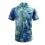 Summer Retro Printed Shirt Men's Short-sleeved Cuban Collar Shirt Hawaiian Style Pattern