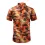 Summer Retro Printed Shirt Men's Short-sleeved Cuban Collar Shirt Hawaiian Style Pattern