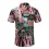 Summer Retro Printed Shirt Men's Short-sleeved Cuban Collar Shirt Hawaiian Style Pattern