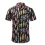 Summer Retro Printed Shirt Men's Short-sleeved Cuban Collar Shirt Hawaiian Style Pattern