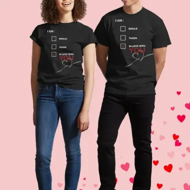 Valentine's Day I'm In Love With You Men's Classic T-Shirt