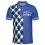 Men's Blue Argyle Pattern Your Hole Is My Goal Golf Polo Shirt Casual Sports Lapel T-Shirt