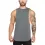 Men's Pure Cotton Loose Elastic Vest European And American Long Fitness Sports Bottoming Shirt