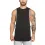 Men's Pure Cotton Loose Elastic Vest European And American Long Fitness Sports Bottoming Shirt