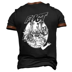 Men\'s Fuct Motorcycle Graphic T-shirt