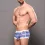 Men Stripe Swim Trunk