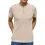 Men's Short Sleeve Half Zip Waffle Casual Henley T-Shirt