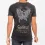 Men's God Of Speed Distressed Printed T-shirt Casual Short-sleeved Tee