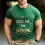 Men's Kiss Me I'm Irish St Patrick's Day Shamrock Daily Casual Short Sleeve Crew Neck T-Shirt