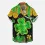 Men's St. Patrick's Day Shamrock Hawaiian Summer Vacation Short Sleeve Shirt