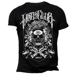 Mexican Chicano Skull Tattoo Graphic T-shirt